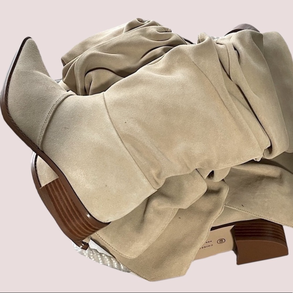 Suede Slouch Boots by Chinese Laundry - Picture 6 of 8